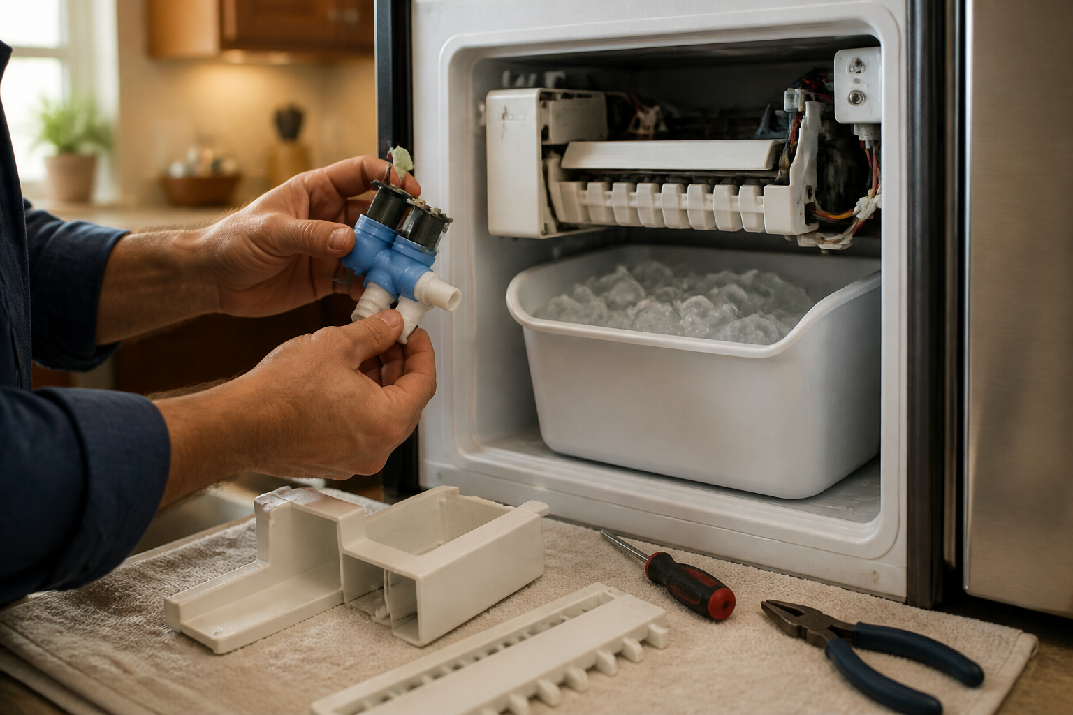 GE Ice Maker WR30X10093 Troubleshooting: Not Working, Water Inlet Valve & Replacement Guide