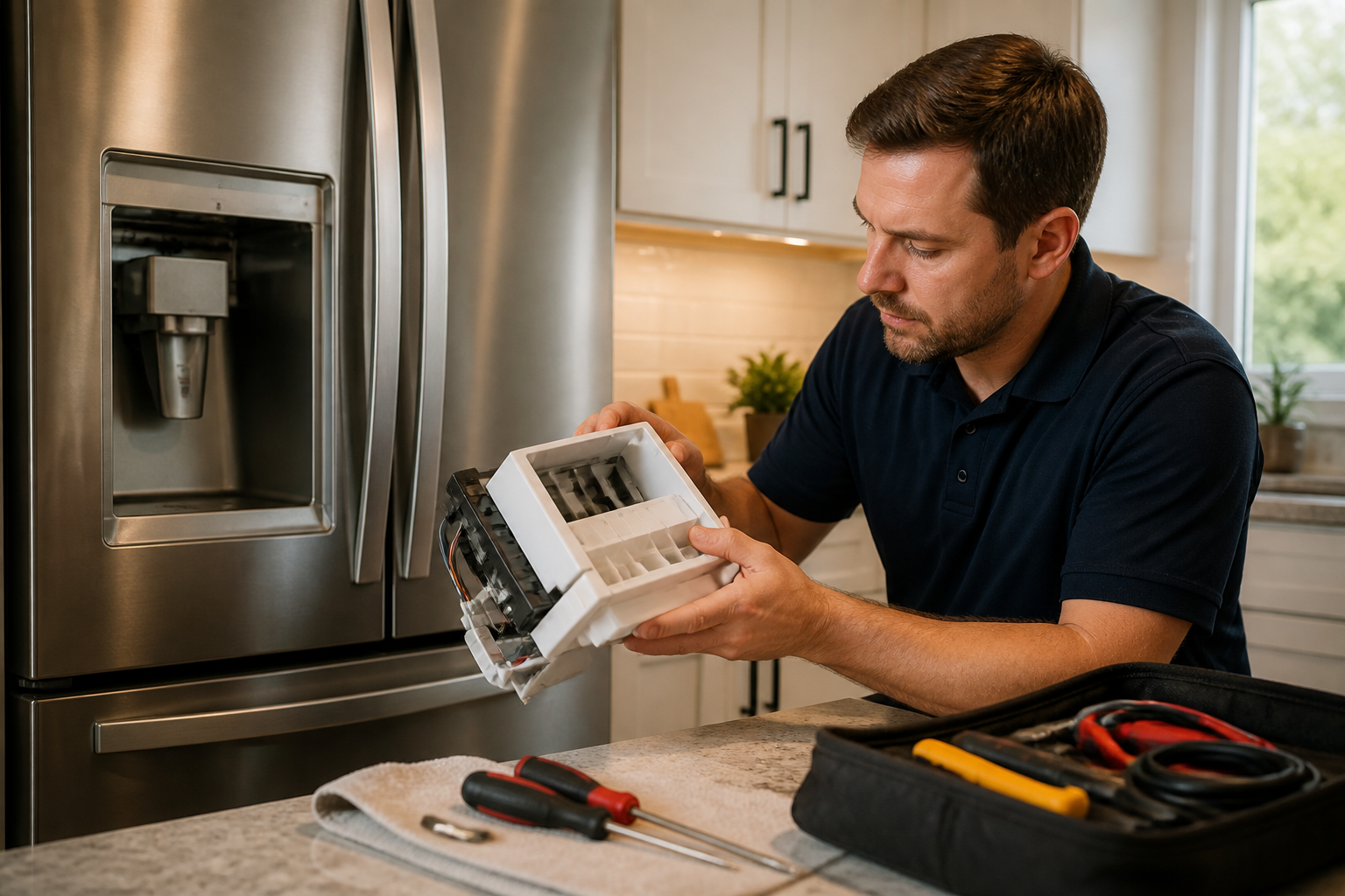 LG LRFXS2503S Ice Maker Not Dispensing — Step-by-Step Guide