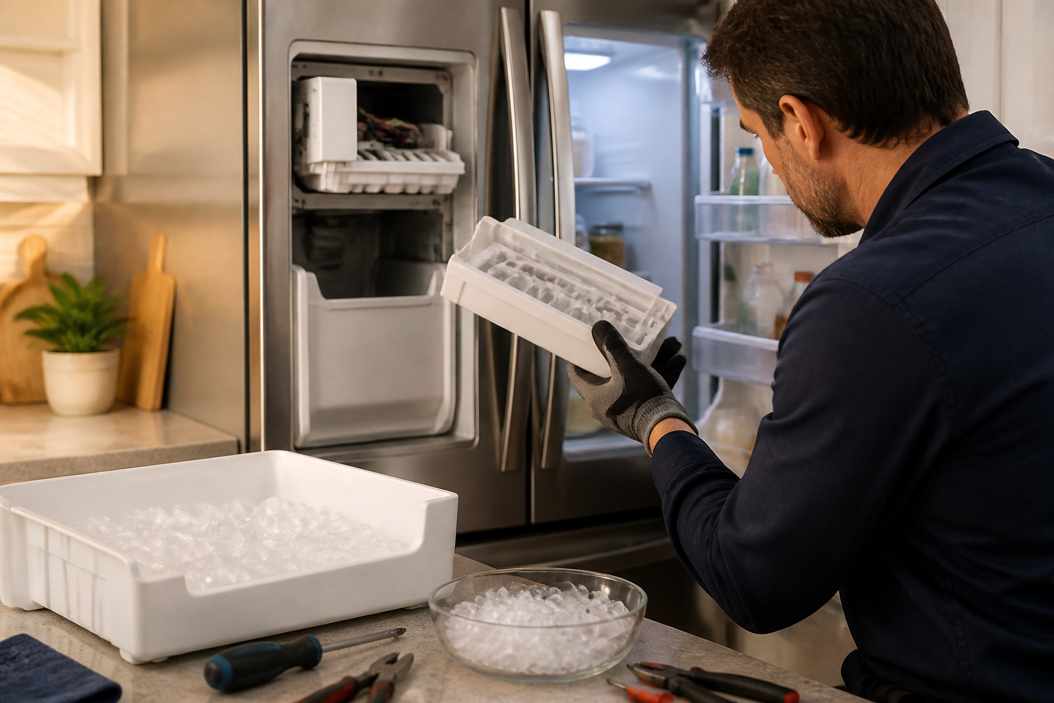 Samsung RF27T5201SR Ice Maker Making Small or Hollow Ice — Step-by-Step Guide