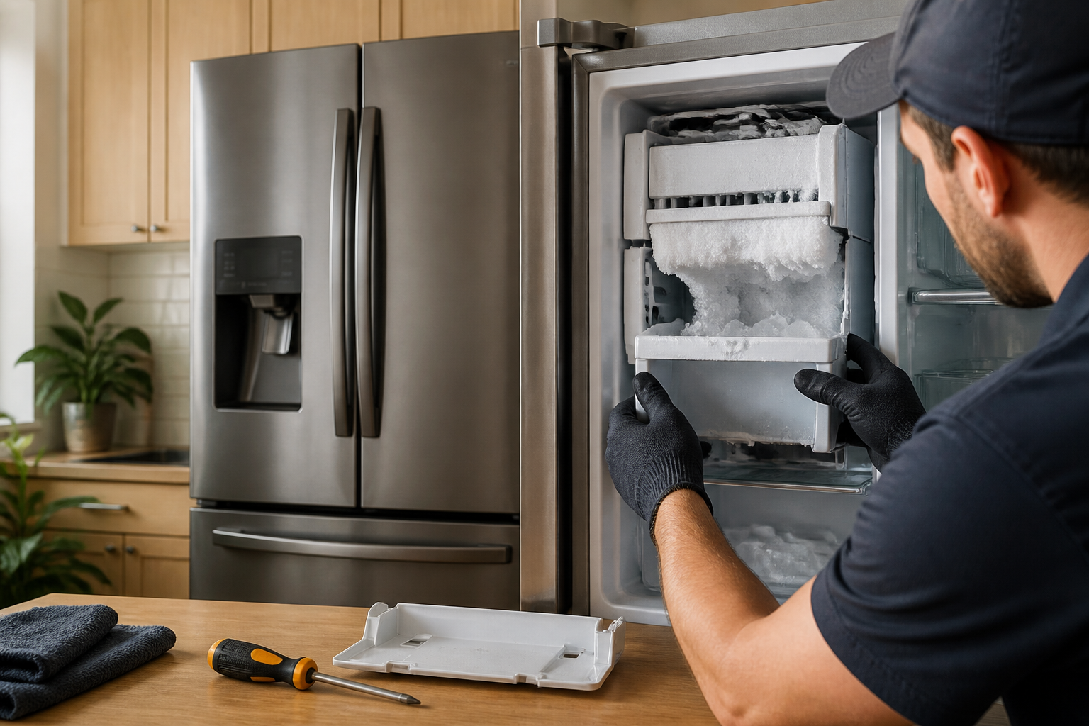 Samsung RF28T5001SR Ice Maker Freezing Over — Step-by-Step Guide