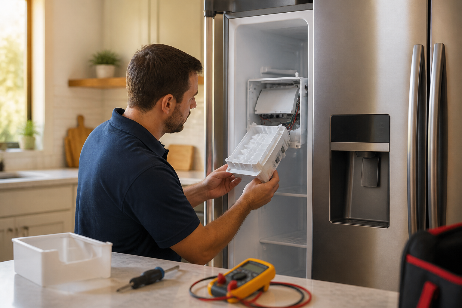 Samsung RS27T5200SR Ice Maker Stopped Working — Step-by-Step Guide