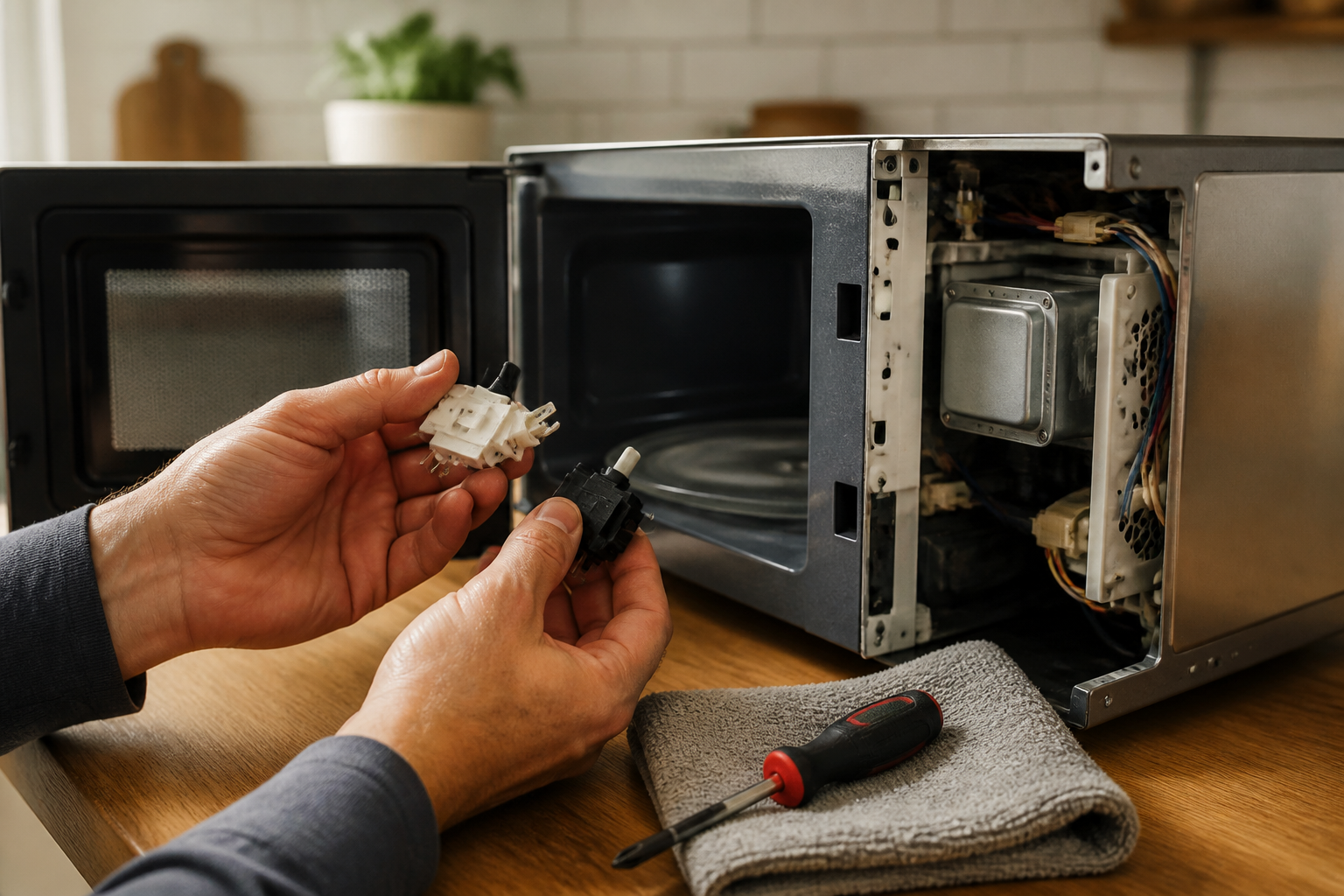 Sharp SMC1132CS Door Switch Replacement — Step-by-Step Guide