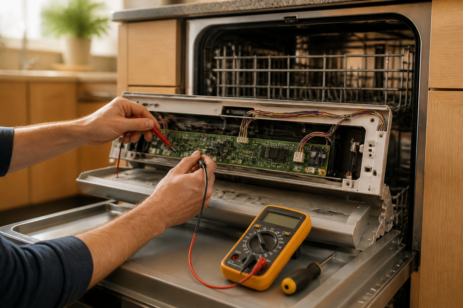 Whirlpool WDF520PADM Control Board Gets Power But No Lights — Diagnosis & Fix