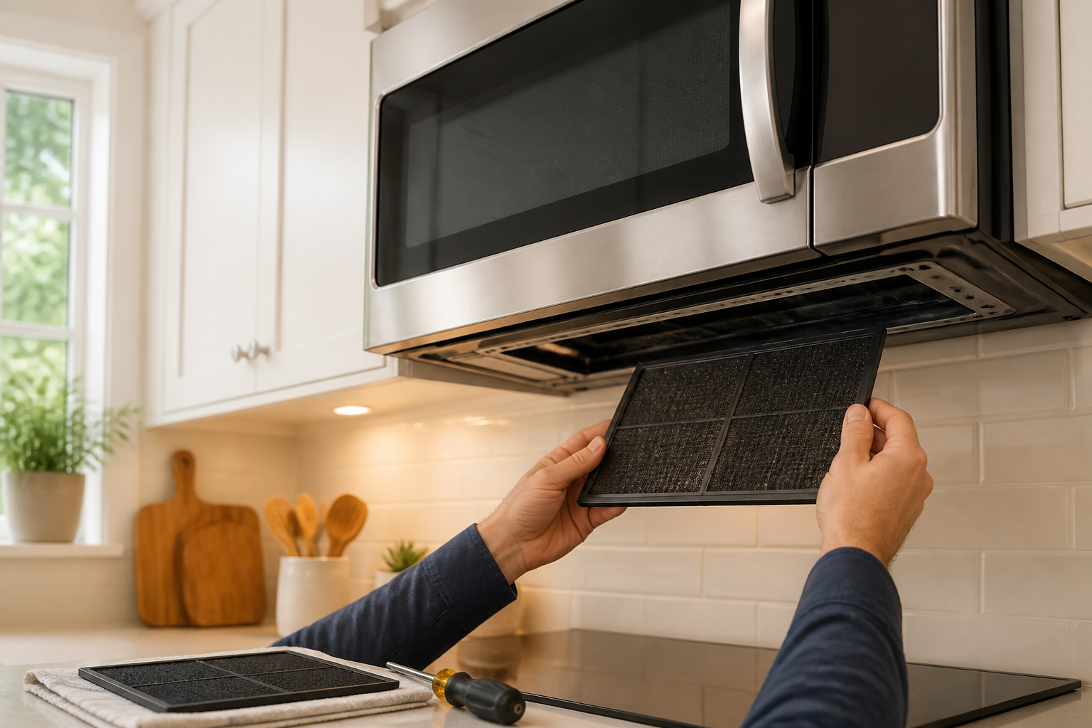 Whirlpool WMH31017HZ Charcoal Filter Replacement — Step-by-Step Guide