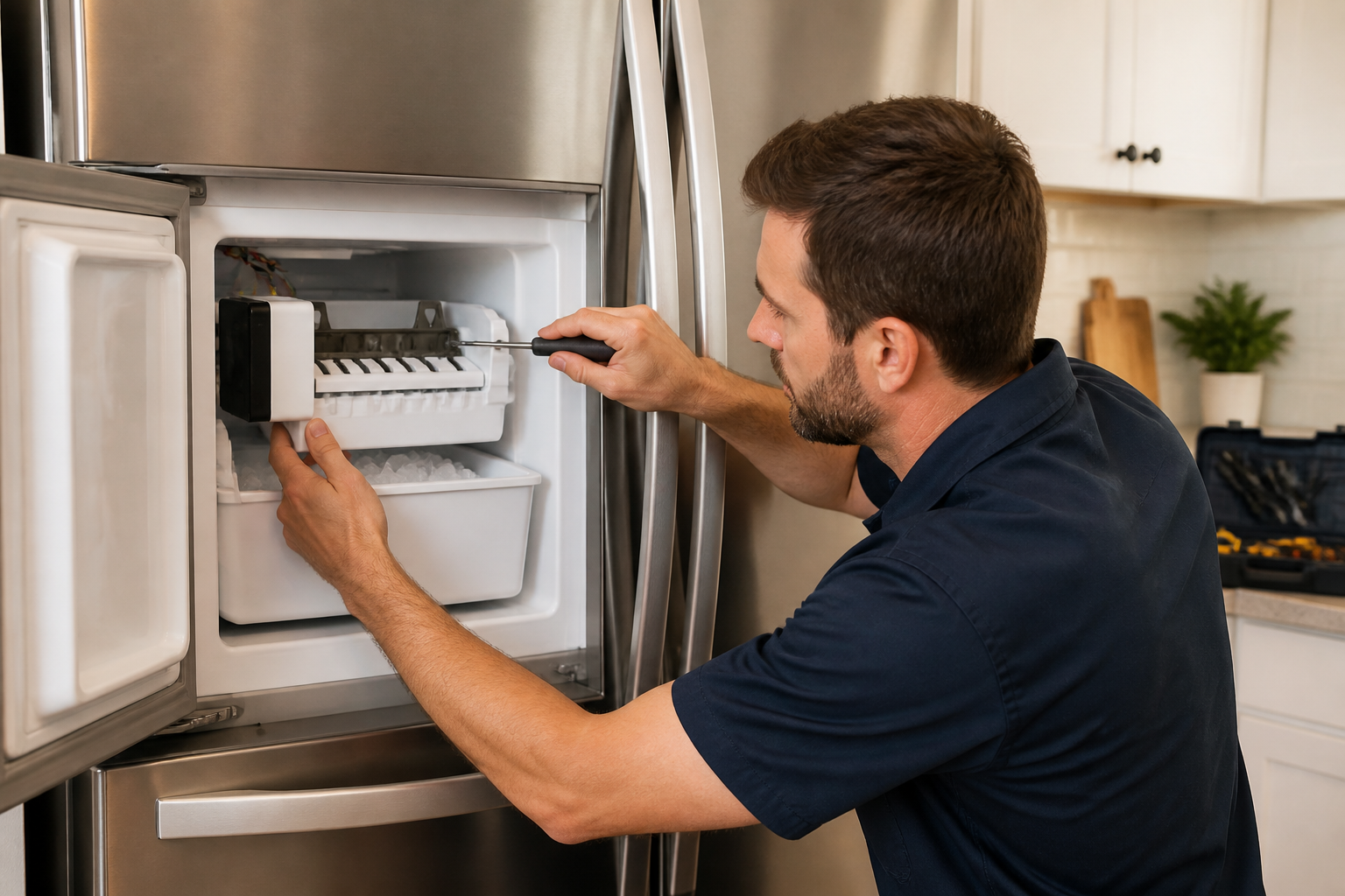 Whirlpool WRF555SDFZ Ice Maker Not Producing Ice — Step-by-Step Guide