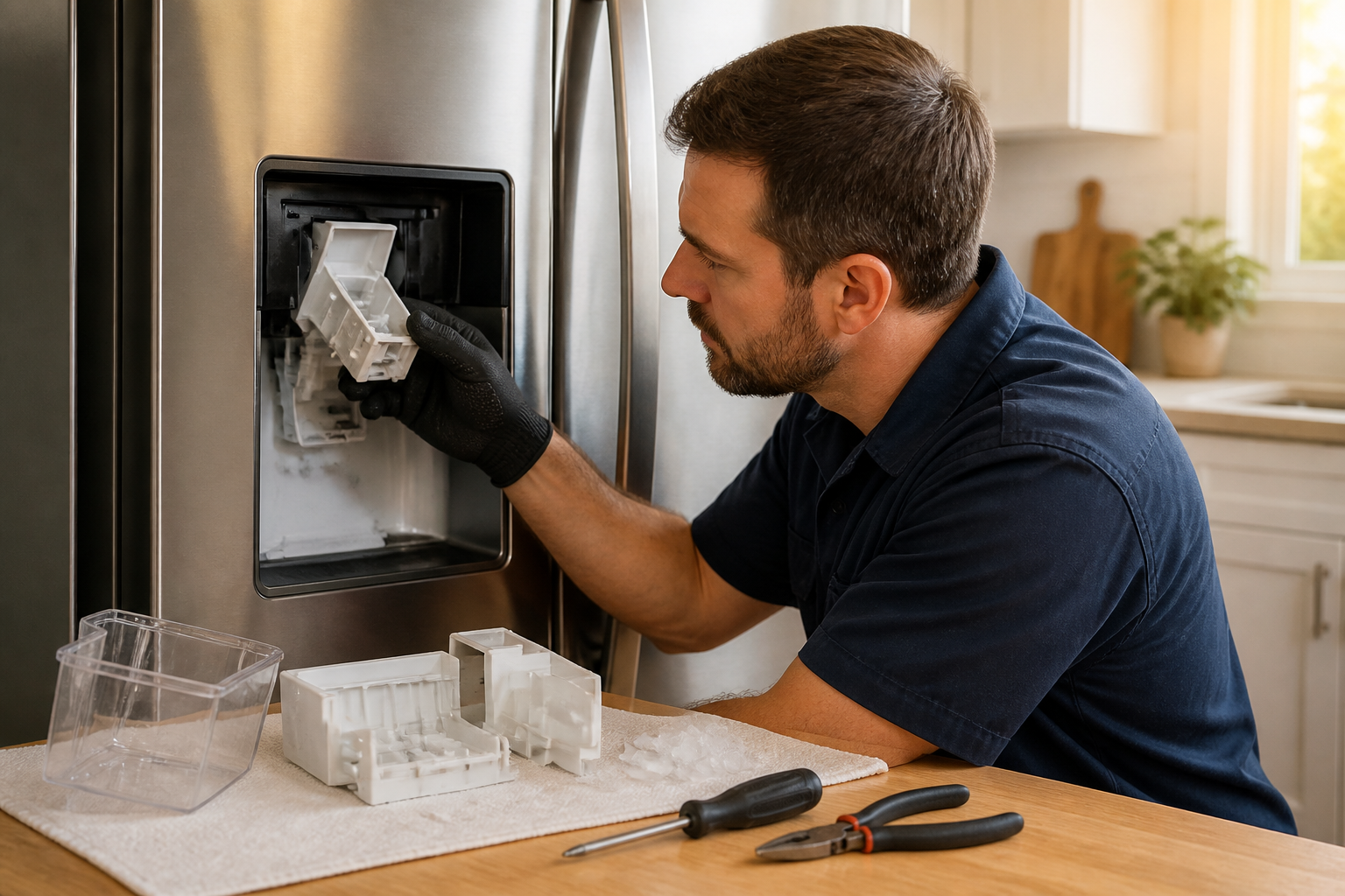 Whirlpool WRS325SDHZ Ice Dispenser Jammed — Step-by-Step Guide