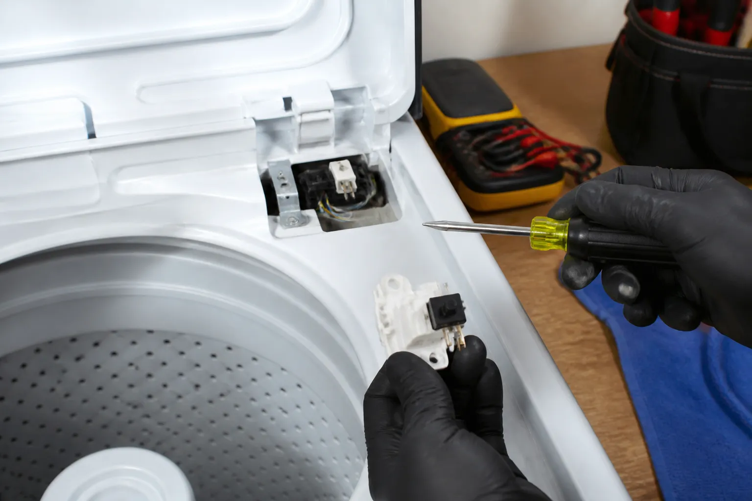 GE GTW720BSNWS Lid Won’t Lock — Lid Switch Assembly Replacement — Step-by-Step Guide