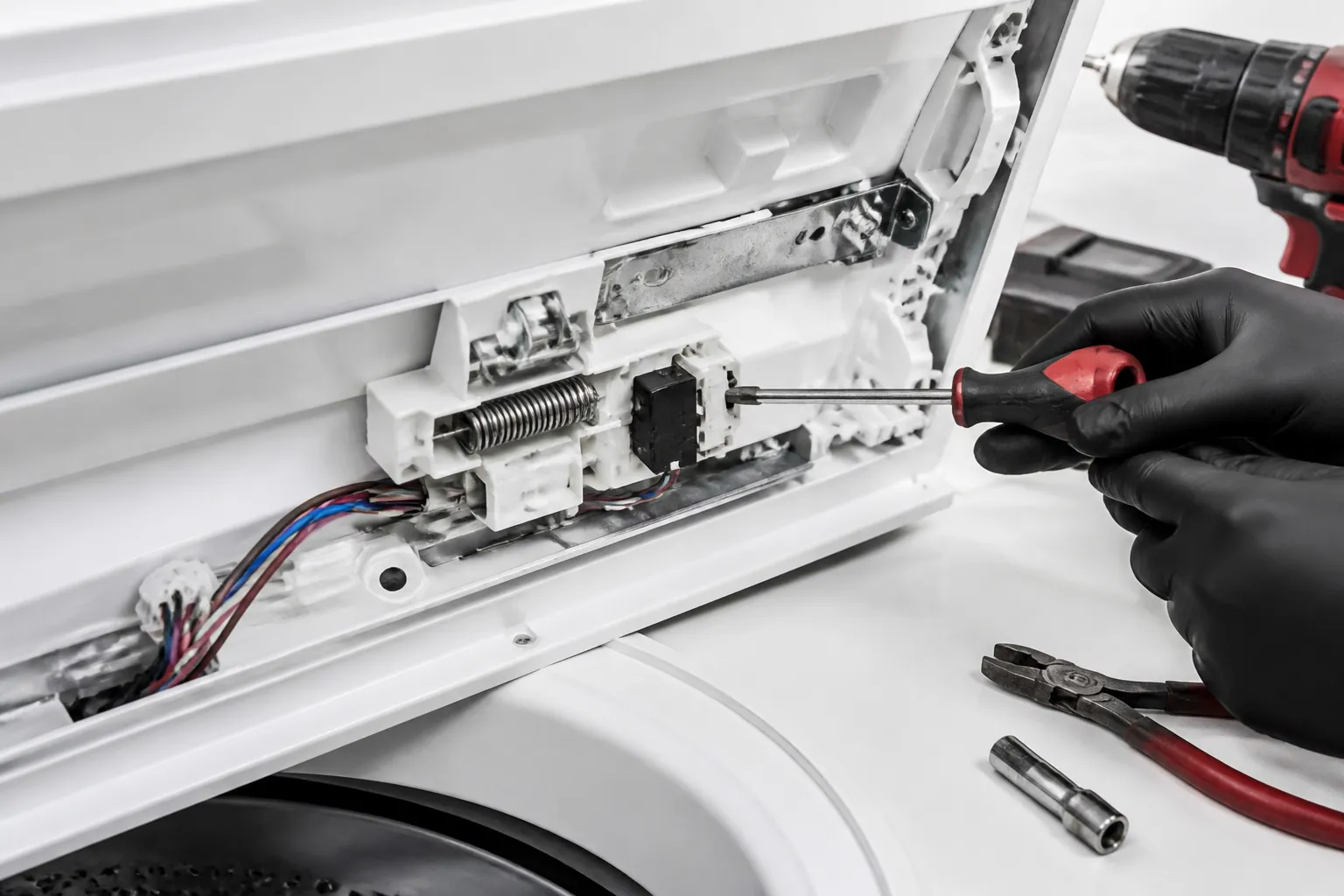 How to Rewire and Replace the Lid Latch Switch on a GE Washer — GTW465, GTW725 & More