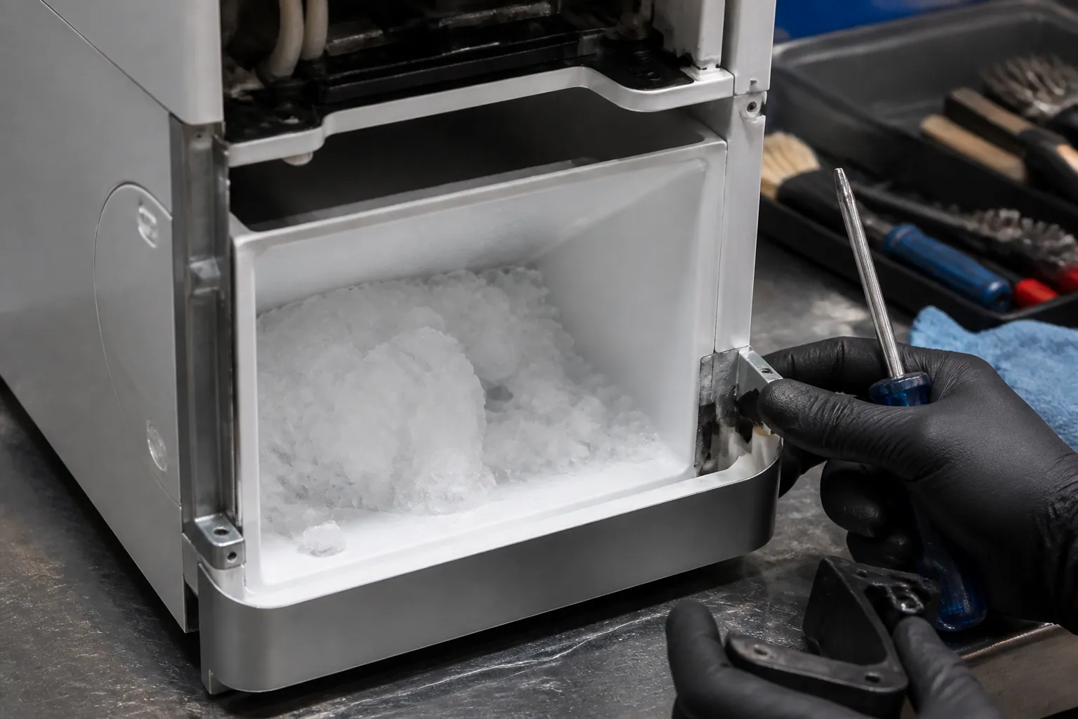How to Fix Ice Clumping in Bin on GE Opal XPIO13BCPCT (Nugget)