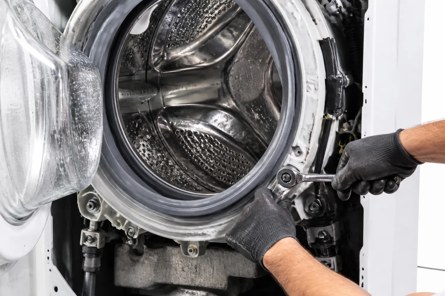 How to Fix Leaking Water on Samsung WF45R6100AW (Front Load)