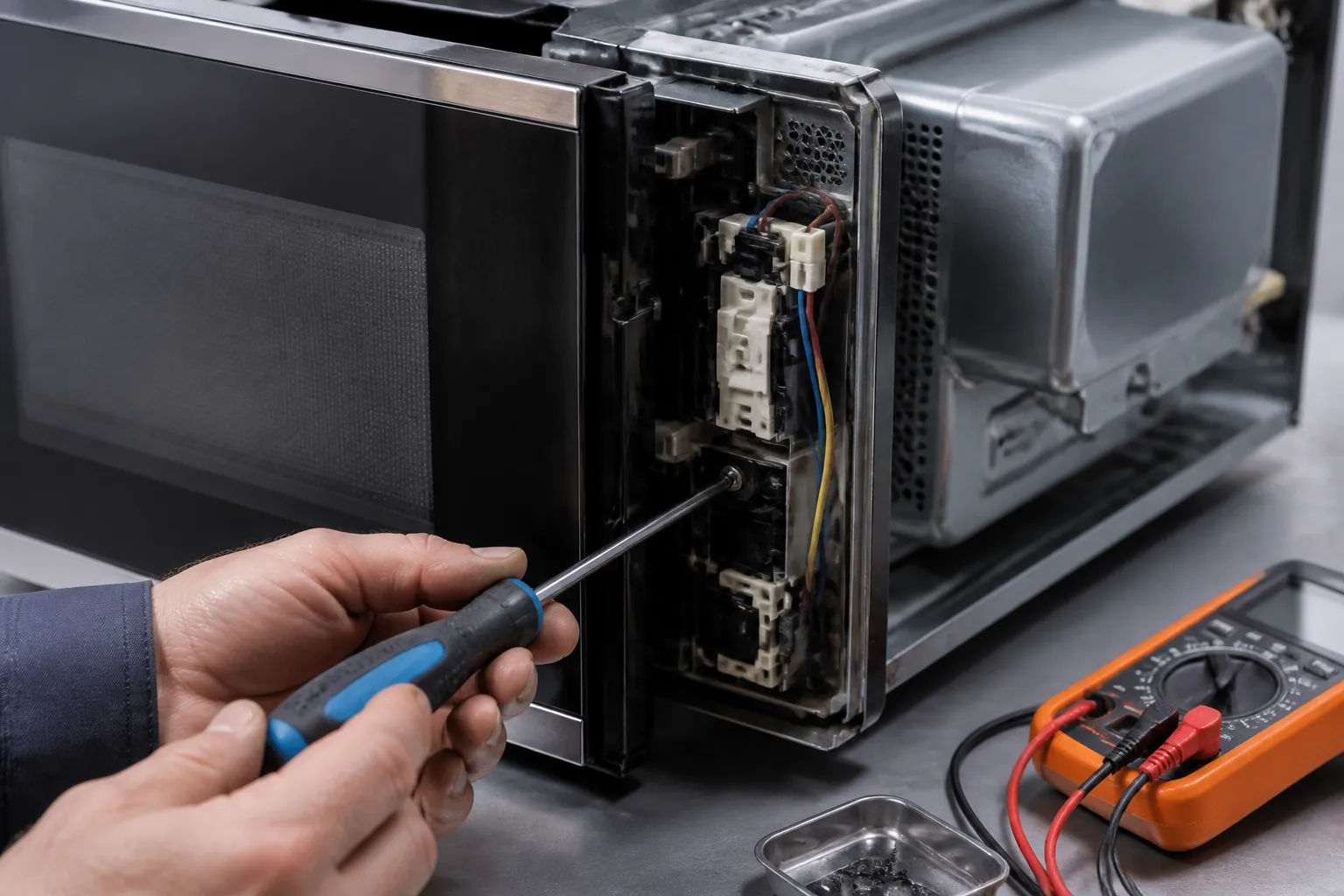 Samsung ME21R7051SS Door Switch Replacement — Step-by-Step Guide