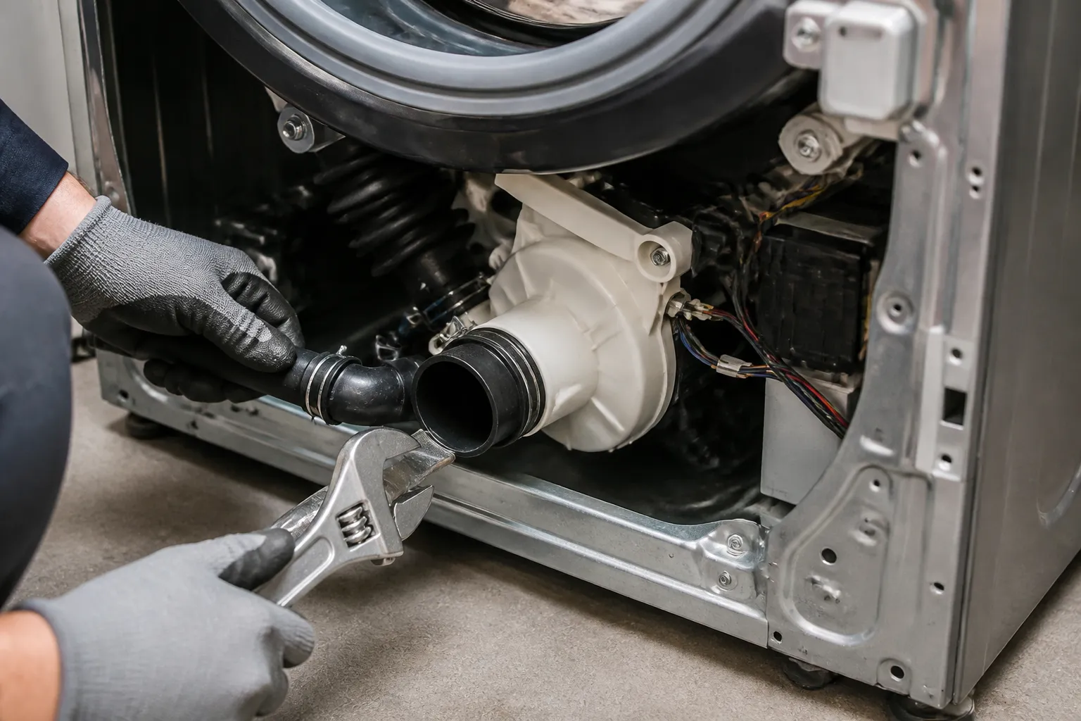 Samsung WF45R6100AW Drain Pump Replacement — Step-by-Step Guide