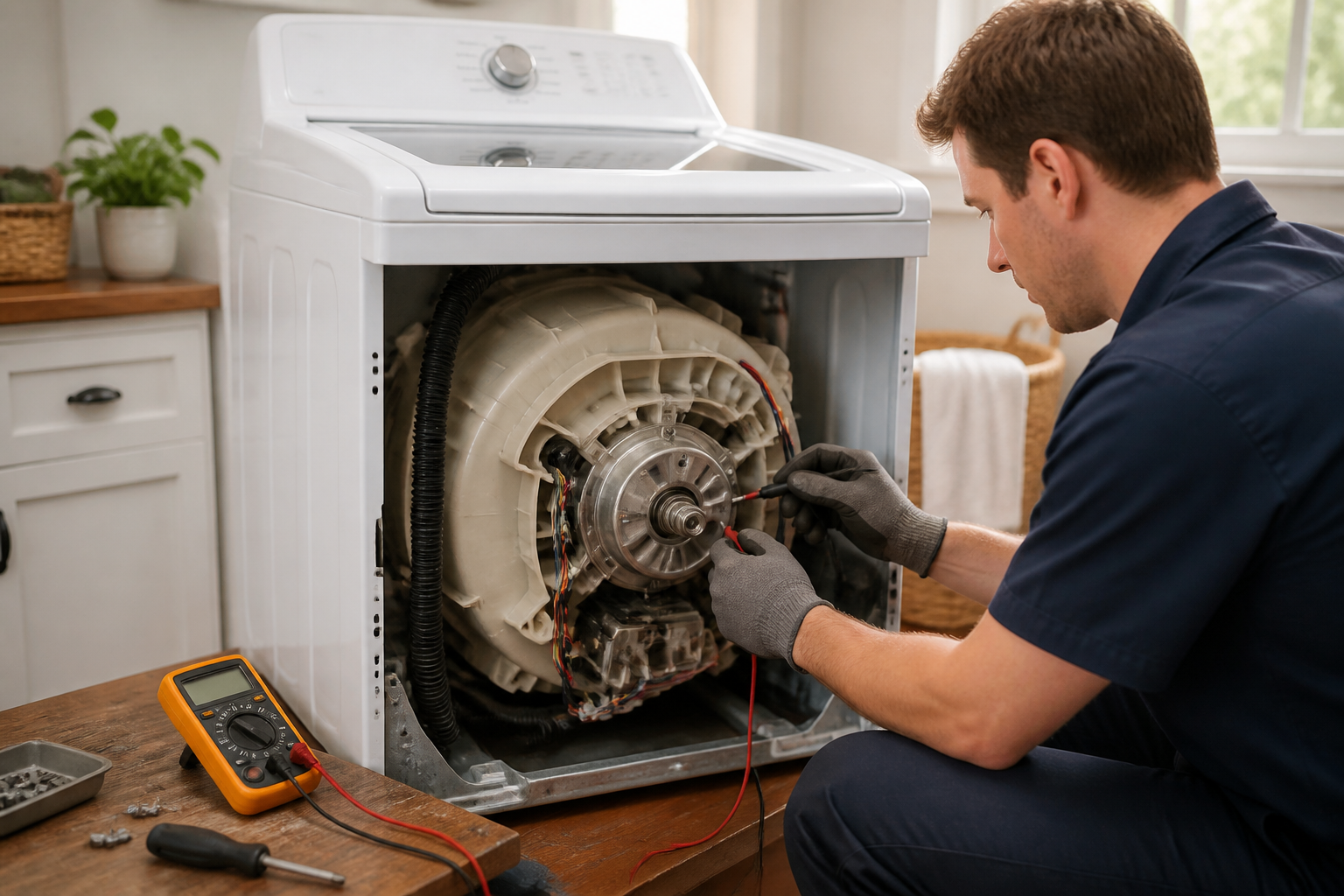 How to Test the Transmission on GE Washer GTW465ASNWW — Step-by-Step