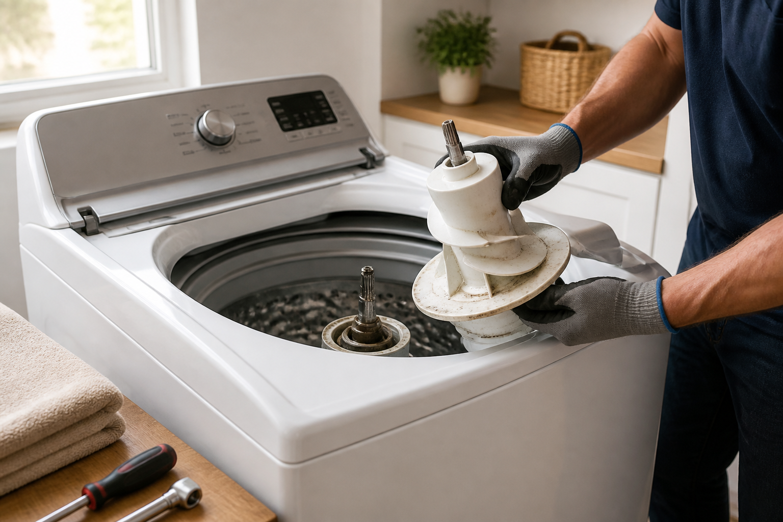 GE GTW720BSNOWS Agitator Not Working — Repair Guide