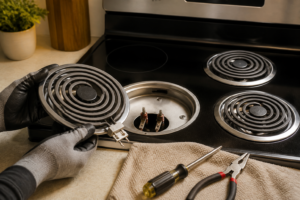 GE JB655SKSS Surface Burner Element Replacement — Step-by-Step Guide