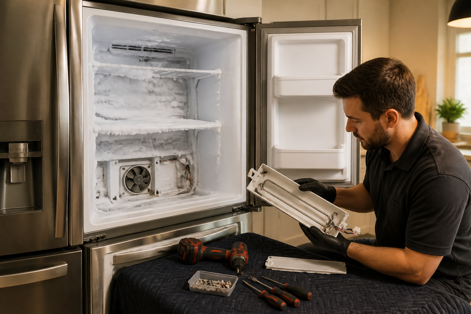 LG LFXS26973S Freezer Frosting Up — Defrost System Fix