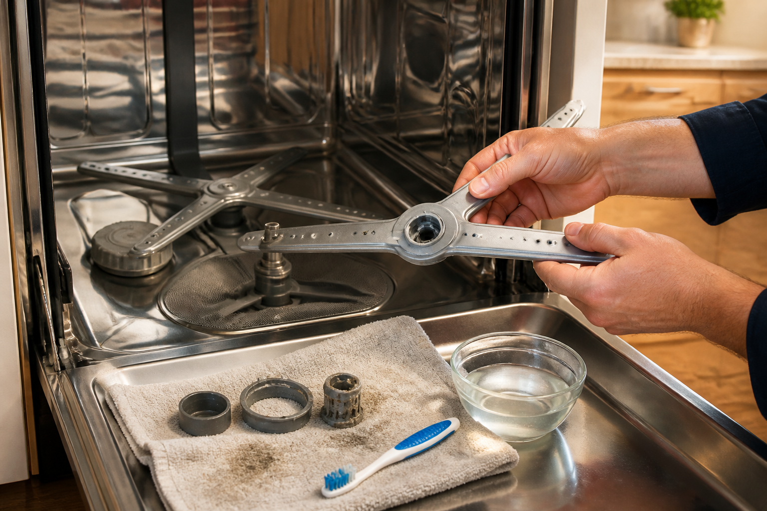 LG QuadWash Spray Arm Stuck — How to Remove, Clean & Fix