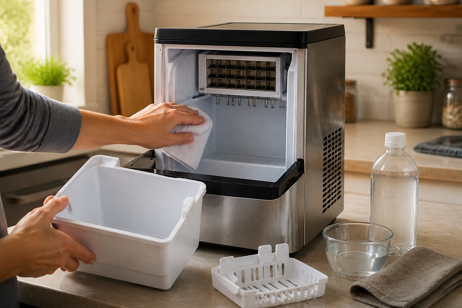 Newair AI-215 SS Ice Maker Cleaning — Step-by-Step Tutorial