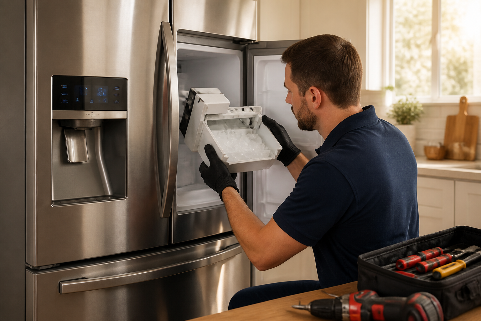 Samsung RF23J9011SR Display Error Codes & Ice Maker Freezing Up — Fix