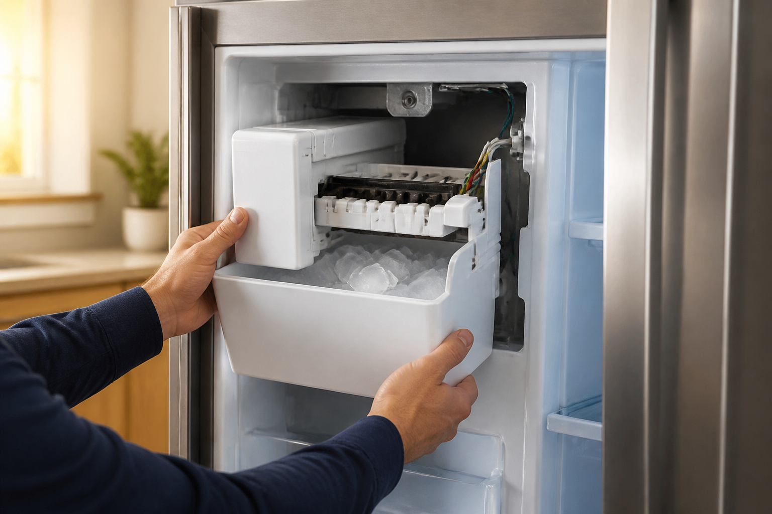 How to Remove and Replace the Ice Maker on Samsung RF27T5201SR