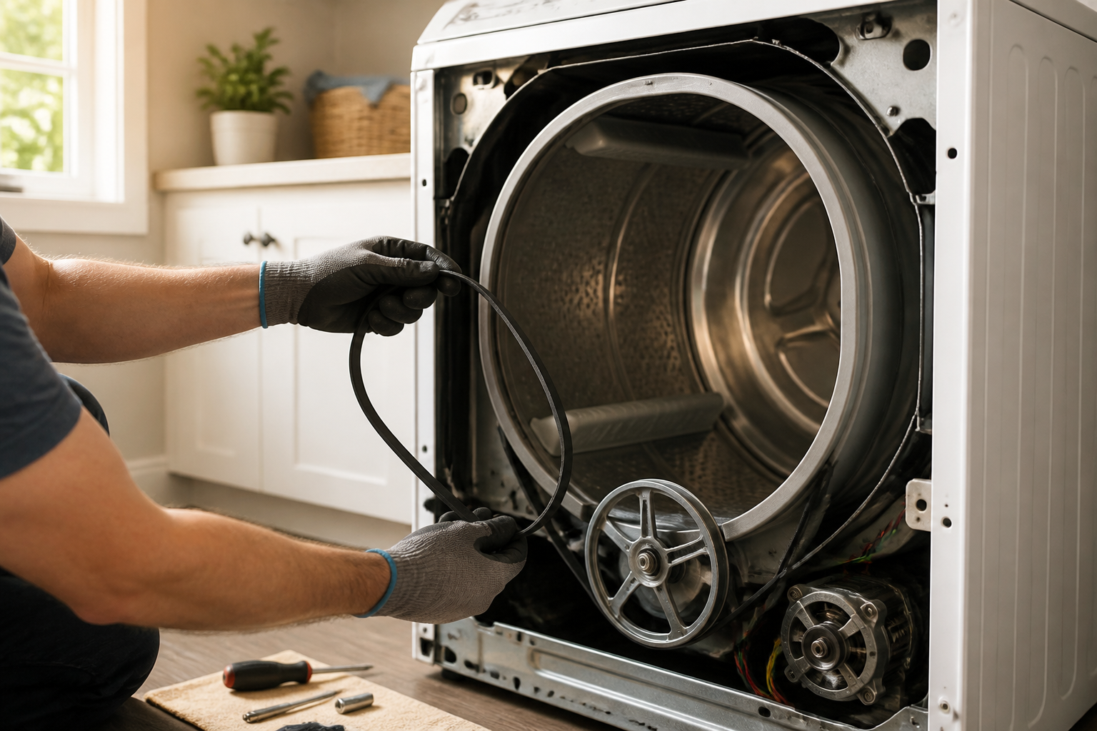 Whirlpool WED4815EW Drum Belt Replacement — Step-by-Step Guide