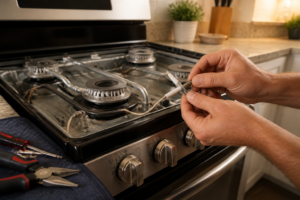 Whirlpool WFG525S0JZ Gas Igniter Replacement — Step-by-Step Guide