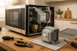 Whirlpool WMC30516HZ Magnetron Replacement — Step-by-Step Guide